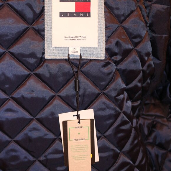 Tommy Hilfiger Women's Blue Varsity Jacket - Picture 4 of 4